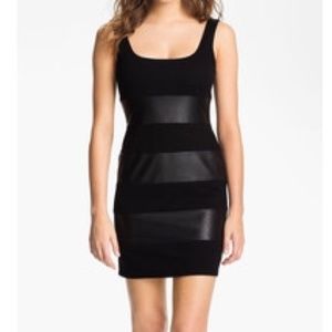 Bailey 44 Never Been Worn BLACK LEATHER TANK DRESS